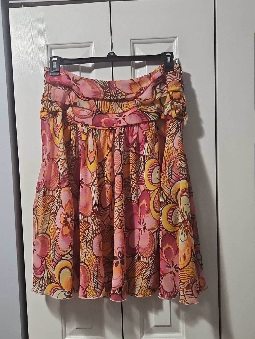Y2K Floral Midi Skirt 12
